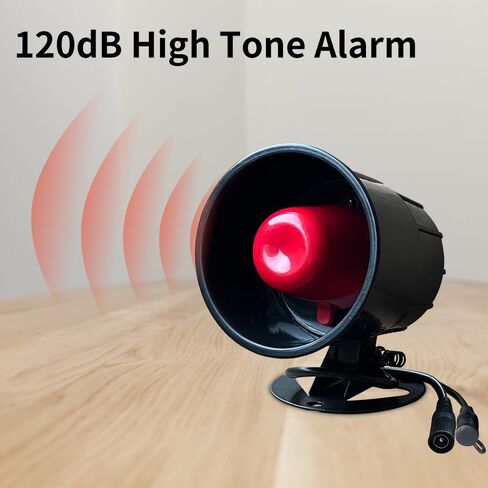 Tuya APP WiFi New, Home Office Store Security System, Burglar Alarm System Kit, Door and Window Sensor Alarm, Infrared Motion Sensor Alarm Sensor, Rainproof 120db Loud Volume Alarm Mobil Notification… in Saudi Arabia