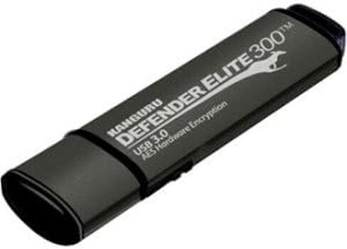 Kanguru Defender Elite300 – 64 GB Hardware Encrypted Flash Drive - FIPS 140-2 Certified - SuperSpeed USB 3.0 – Water Resistant in Saudi Arabia
