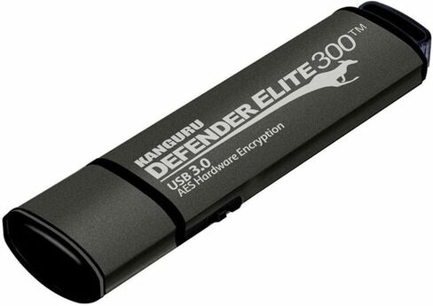 Kanguru Defender Elite300 – 64 GB Hardware Encrypted Flash Drive - FIPS 140-2 Certified - SuperSpeed USB 3.0 – Water Resistant in Saudi Arabia