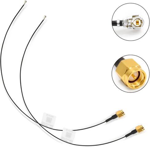 Coinin RF Coxial Cable ، GSFL405 ، SMA Male to SMA Male ، SMA-JB2-6 Connector ، 6 جيجا هرتز منخفضة ل 4G / LTE / 5G / Bluetooth / Antenna ، 11.8 بوصة (30 سم) 1pcs in Kuwait