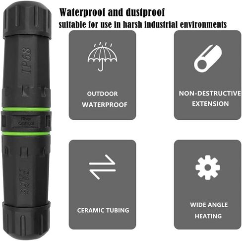 NFHK M20 Locking IP68 Waterproof Type-C 10Gbps USB3.1 Female to USB-C Female Extension Adapter Coupler in Saudi Arabia