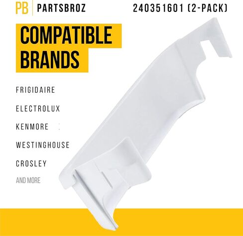 240351601 Fridge Door Shelf Replacement by PartsBroz - Compatible Gibson, Kenmore, Westinghouse, Frigidaire Replacement Parts - Replaces AP2115974 EA430027 PS430027 - Durable DIY Repair Part for Home in Kuwait