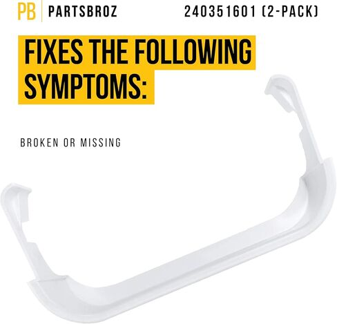 240351601 Fridge Door Shelf Replacement by PartsBroz - Compatible Gibson, Kenmore, Westinghouse, Frigidaire Replacement Parts - Replaces AP2115974 EA430027 PS430027 - Durable DIY Repair Part for Home in Kuwait