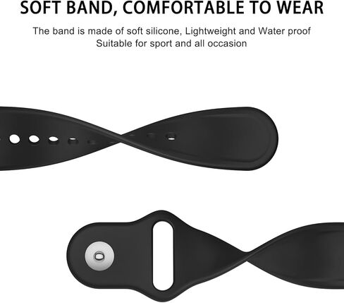 Amzpas Bands for Fitbit Charge 6 Bands,Fitbit Charge 5 bands Women Men - 3 Pack, Soft Silicone Adjustable Waterproof Sport Strap in Kuwait