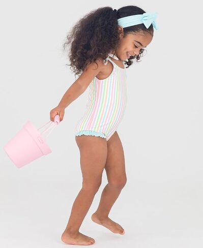 RuffleButts صحيح ربطة عنق حمراء قطعة واحدة - 5 in Saudi Arabia