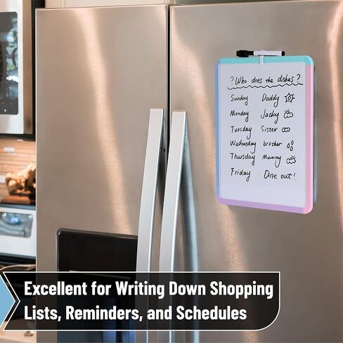 Mr. Pen- Dry Erase Board, 14" x 11" with a Black Dry Erase Marker, Brown Frame, Small White Board, White Board for Kids, White Board for Students, Small Dry Erase Board, Mini White Board in Saudi Arabia