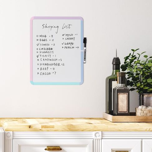 Mr. Pen- Dry Erase Board, 14" x 11" with a Black Dry Erase Marker, Brown Frame, Small White Board, White Board for Kids, White Board for Students, Small Dry Erase Board, Mini White Board in Saudi Arabia