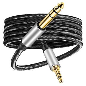 3.5mm Aux Stereo Audio Cable Cord for JBL PartyBox 100 110 200 300 310 710 1000 On-The-Go JBL Soundbar 2 Wireless Portable Speaker, for TV, PC, Computer Monitor PS5/PS4 / Xbox One  Controller