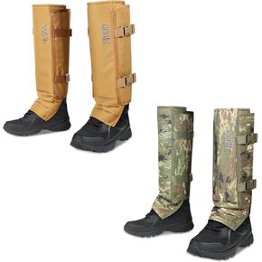 QOGIR Snake Gaiters Snake Chap: Waterproof Snake Guards Snake Bite Protection for Lower Legs, Snake Proof Gaiters Fit for Men & Women, Adjustable Size for Hunting Hiking and Farm Working
