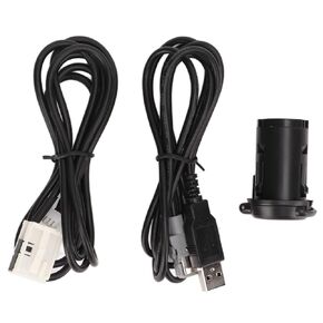 Fydun Male USB Aux Aux Audio Jack Cable for Peugeot 206 207 307 308 407 408 508 607 Car Stereo Aux Cable USB