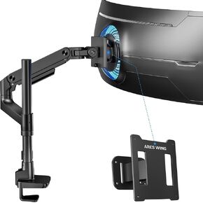 ARES WING Ultrawide Monitor Arm & VESA Adapter for Samsung Neo G9, G65B, G70A, G75T, G85NB, CRG9, CHG9, CHG90, and Odyssey G9 Monitors