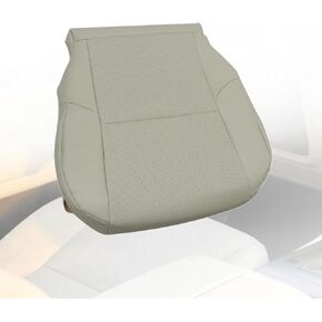 FZJDSD Ecru Tan Driver Side Bottom Perforated Leather Seat Cover Compatible with Lexus GX460 2010 2011 2012 2013 2014 2015 2016 2017