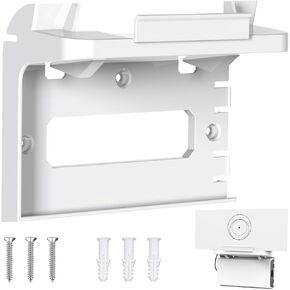 Fit for Starlink Gen 3 Router and Power Supply Wall Mount, 2-in-1 Starlink Mounting Kit for Starlink Gen3 Standard Router, Wall Bracket Holder for Home, Office