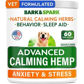 (Extra Strength) Calming Melatonin for Dogs Sleep - 6mg Dog Melatonin Chews for Small & Large Dogs, Puppy Melatonin Treats - Calming Aid for Dogs - Medium Doggie Sleeping Pills - 120 Treats