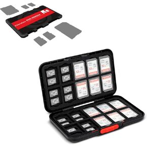 1 + 1 Memory Card Case：Slim Style with Pop Up Style Memory Card Case