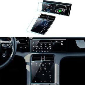 4PCS Car Screen Protector for 2020 2021 2022 2023 Porsche Taycan Base/4S/GTS/Turbo/Turbo S Accessories 10.9in Navi& 8.4in AC Nano Touchscreen Protector Film HD Clear