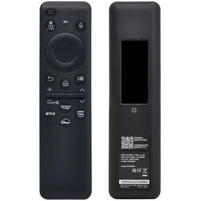 BN59-01455A Smart TV Remote Control - Universal Bluetooth Voice Solar and Type-C Charging, Compatible with Samsung NEO QLED, Crystal UHD, OLED 4K TVs, Easy Pairing