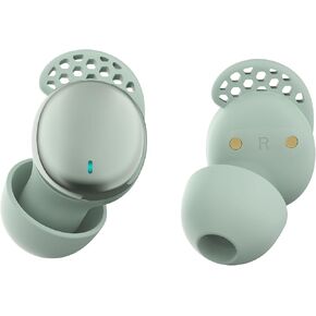 Sleep Earbuds for Side Sleepers, Wireless Noise Cancelling Sleep Headphones with Sleep Mode, LED Power Display, Comfort Fit for Sleeping, Working, Hiking (Mint Green)