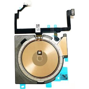 Wireless Charging Chip NFC Coil Assembly with Flashlight Volume Flex Cable Replacement for iPhone 15 (Replacement for iPhone 15 Pro Max)
