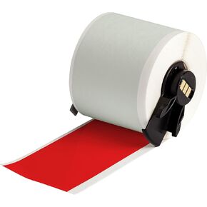 Brady All Weather Permanent Adhesive Vinyl Label Tape for M610, M611, M710, BMP61, and BMP71 Printers - 2" x 50', Red. M6C-2000-595-RD