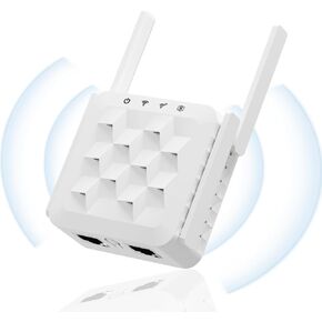 WiFi Extender,WiFi Extender Signal Booster for for Home & Outdoor,Device Servers Covers Up to 9358 Sq. ft and 41 Devices,Internet Booster,Quick Setup,Repeater with Ethernet Port & Access Point.