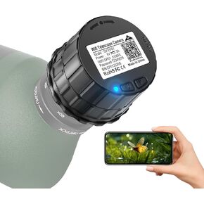 WiFi Telescope Camera Eyepiece: 64GB Wireless Electronic Eyepiece, 1.5" Screen, 1080P FHD Video Recording, Planetary Camera for 28mm-50mm Scopes, Suitable for Astrophotography, Bird Watching