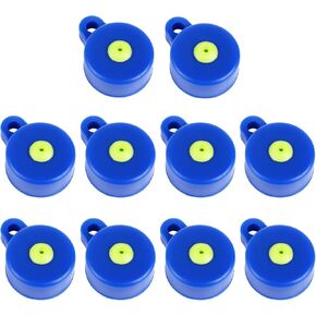 Water Bottle Target Cap - 10 Pack, Target Cap Inflator Kit for Shooting, Loud Noise, Suitable for Various Plastic Bottles Good Sealing, Interesting, with Ball Needles Tie String and Net Bag