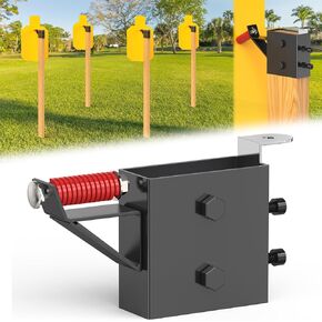 2x4 Target Hanger, Shooting Target Bracket Mount, Adjustable Height Steel Post, AR500 Steel Gong Targets Conversion Adapter for Outdooor Shooting Practice