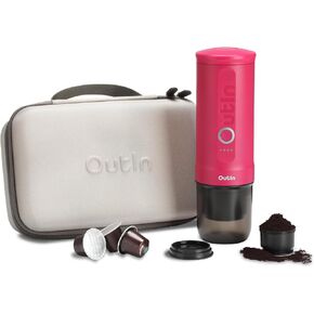 OutIn Nano Portable Electric Espresso Machine with Carrying Bag