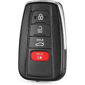 نوبات استبدال مفتاح Smart Key FOB لتويوتا كامري 2018 2019 2020 2021 2022 2023 الإدخال القريب غير المفتاح التحكم عن بُعد في البدء 314.3 ميجا هرتز P/N: 89904-06220 89904-06240 FCC: HYQ14FBC 4 BUNTUNT