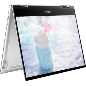 Asus 2023 Convertible 2-in-1 Lightweight Chromebook, 12" HD IPS Touchscreen, ARM Cortex 8-Core Processor Up to 2.20GHz, 4GB Ram, 64GB SSD, Super-Fast WiFi, Chrome OS, Dale Silver (Renewed)