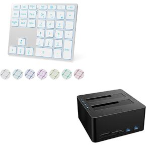 Tri-Mode Aluminum Numpad & Hard Drive Docking Station
