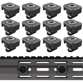 12 Pcs Pressure Switch Cable Guides Management Compatible with Mlok, Light Pressure Switch Cable Clips, Flashlight Wire Clips