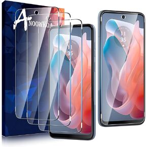 3 Pack for Moto G 2025 Screen Protector + [3 Pack] Moto G 5G 2025 Camera Lens Tempered Glass Protector.9H Hardness.Support Fingerprint Unlock, Bubble-Free.Easy Installation