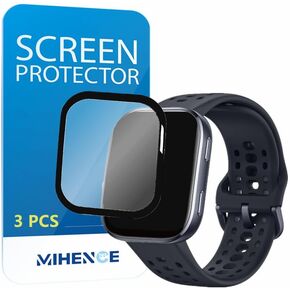 Screen Protector Compatible for Amazfit Bip 6 Smartwatch, 3D Full Screen Coverage PMMA Protective Film for Bip 6 Smart Watch (3 PCS)