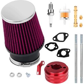 SOFO for Predator 212 Air Filter Kit w/Spark Plug for Honda GX160 GX200 Performance Parts for Mini Bike Go Kart 6.5Hp Baja MB165 & MB200 CT200U BT200X CT200U-EX（Blue）