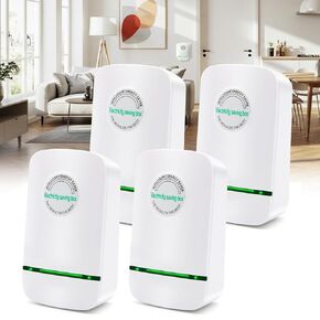 Electricity Saving Box,Stop Watt Energy Saving Device,Power Energy Saver Electricity Saving Device Save Electricity, Energy Saver Device Plug in US Plug 90V-250V 30KW，6 Pack