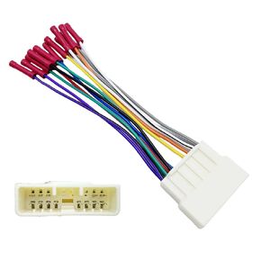 16Pin Car Radio Wiring Harness for Honda 1986-1998 Acura 1986-2003 Aftermarket Car Stereo Wiring Harness Connector for Accord Civic CR-V Odyssey Integra Car Stereo Radio Wiring Harness Cable Install