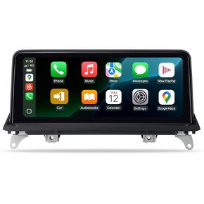 10.25" BMW E70 CarPlay Screen Radio for BMW X5 X6 E70 E71 (2007-2010) CCC System| Wireless Android Auto & MirrorLink | Linux System|Bluetooth| Retains iDrive Controls