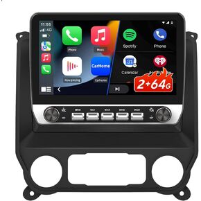 ستيريو سيارة لـ Chevy Silverado GMC Sierra 2014-2018 مع مفاتيح ومقابض ، و 10 بوصات Android 13 جيجابايت+64 جيجابايت لراديو السيارات مع Carplay/Android Auto/BT/GPS/FM.