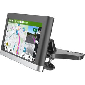 SkyTian for Garmin GPS Car Mount Replacement CD Slot 17mm Ball Mount fit Garmin Nuvi Drive Dezl RV GPS, Black