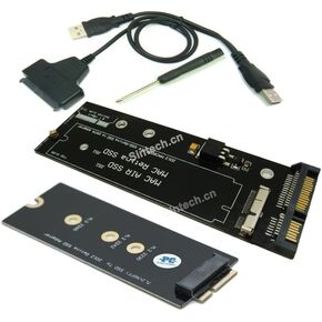 Sintech 26pin to SATA Adapter with USB Cable and M.2 SATA Upgrade Card,Compatible with MacBook Pro 2012 Year