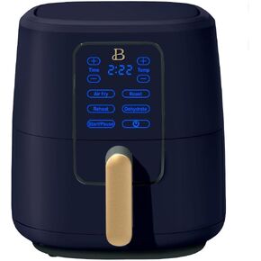Beautiful 6 Qt Air Fryer With Turbocrisp Technology And Touch-Activated Display, STARRY NIGHT BLUE,