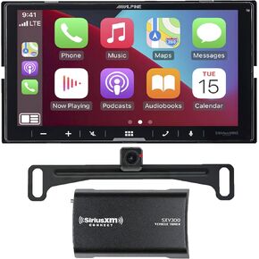 Alpine ILX-W670, 7-Inch Double DIN Digital Multimedia Receiver w/Apple Carplay® & Android Auto™ - Includes Backup Camera & Satellite Radio Tuner