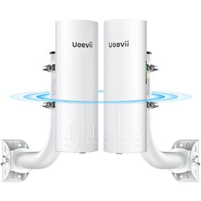 UeeVii CPE450 Wireless Bridge Outdoor Point to Point & 2-Pack Bridge Bracket