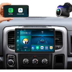 11.5 inch Qualcomm 8core Car Stereo Radio for Dodge Ram 1500 2500 3500 2013 2014 2015 2016 2017 2018 with Wireless carplay/Android auto/Touchscreen/GPS Navigation/HD Backup Camera (3G+32G)