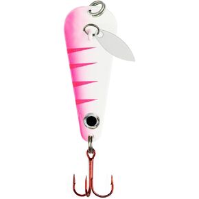 Northland Tackle Ice Fishing Thumper Spoon, Stamped Brass Flutter Spoon Ice Fishing Lure for Walleye, Crappie, & More, 10 Colors, 1/16 Oz, 1/8 Oz, 3/16 Oz, ¼ Oz Lure Sizes