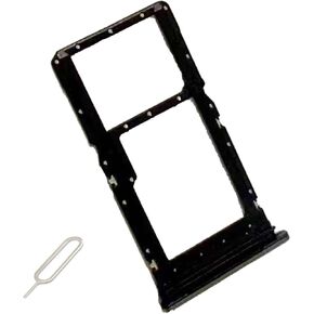 for Motorola Moto G Stylus 5G 2024 Sim Card Tray & Micro SD Sim Card Holder Container Replacement Part (Black)