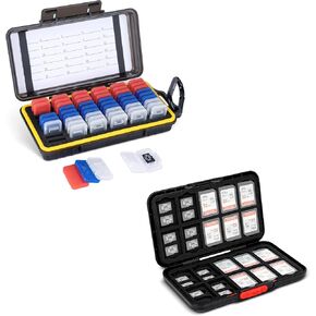 1 + 1 Memory Card Case：Dual Protect Style with Pop Up Style Memory Card Case
