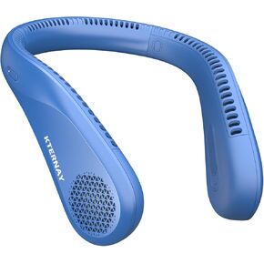 Bladeless Neck Fan - Portable Neck Fan with 3 Wind Speed,USB Rechargeable Personal Neck Fan, Hands-Free Design USB Fan - Ideal for Outdoor Activities and Travel